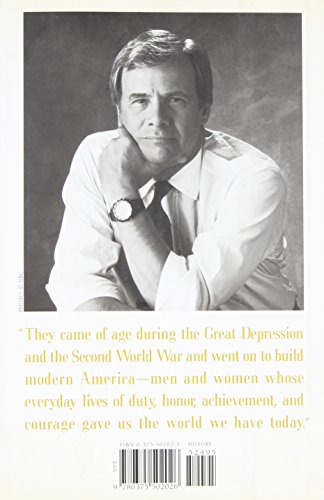 Pre-Owned the Greatest Generation [Nov 30  1998] Brokaw  Tom