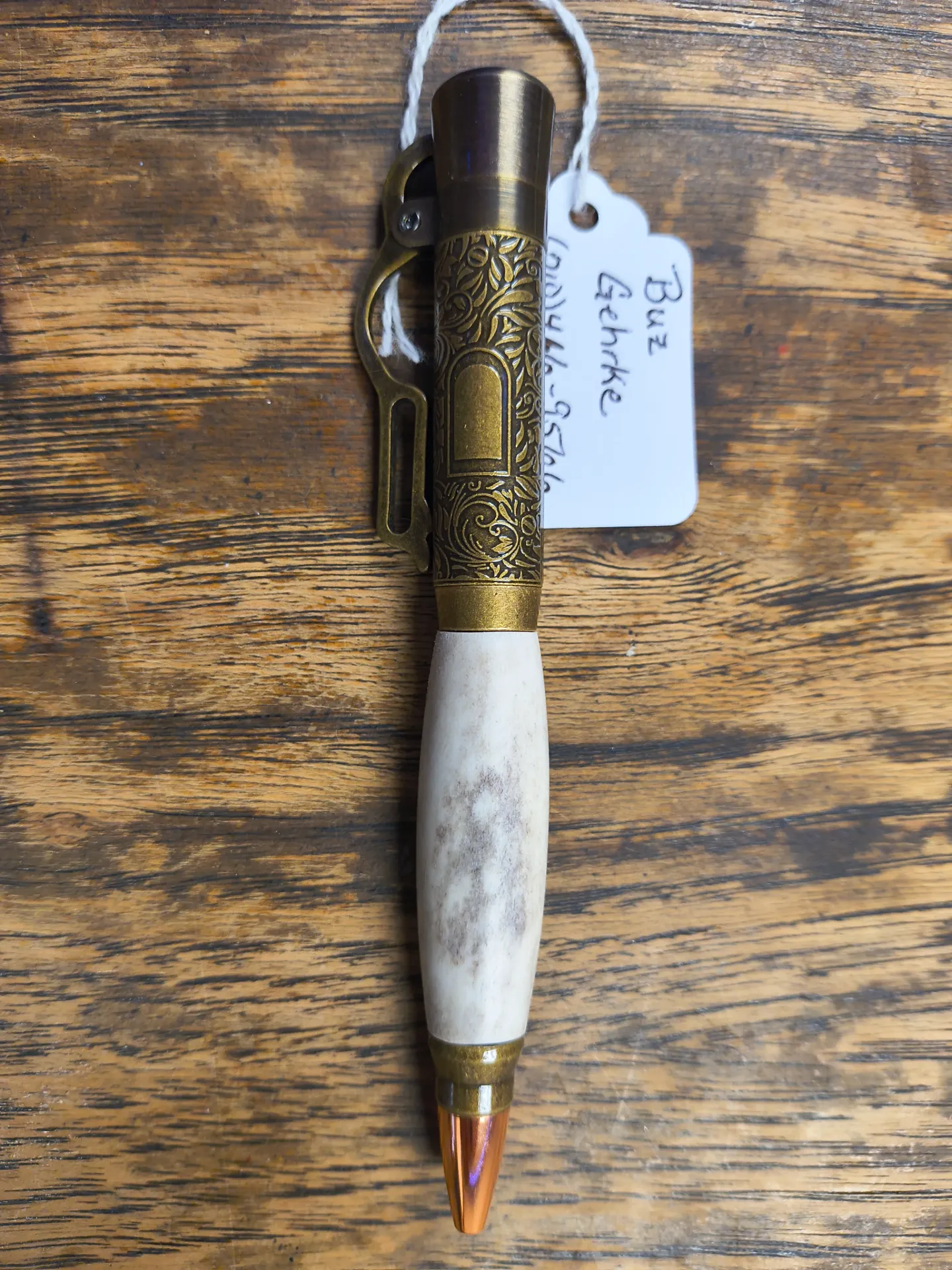 Pen - Deer Antler Embossed