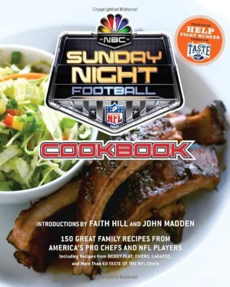 Sunday Night Football Cookbook