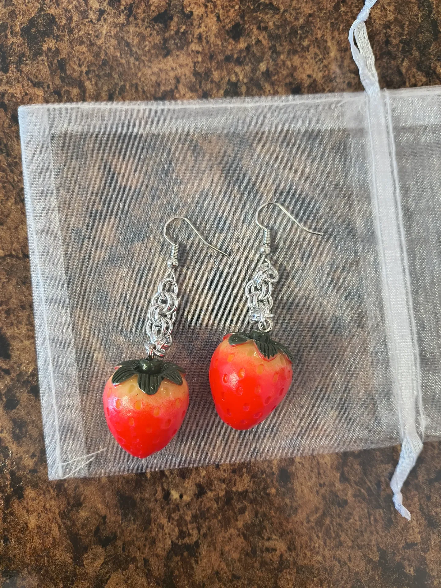 Earrings - Strawberry
